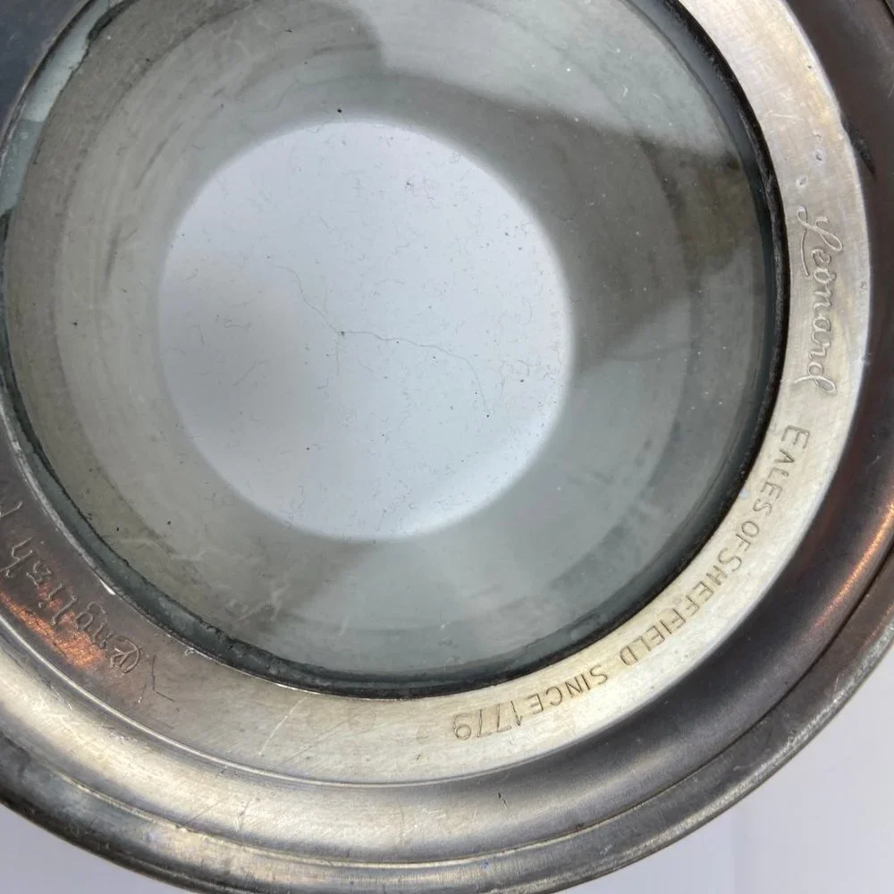 English Pewter Tankard Leonard Eales Sheffield
